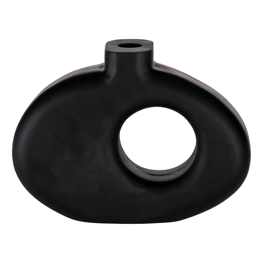 Eglo - Holzvase 18x25,5 cm schwarz