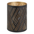 Eglo - Kerzenleuchter 10x7,5 cm schwarz/golden