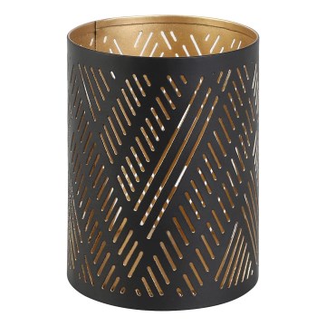 Eglo - Kerzenleuchter 10x7,5 cm schwarz/golden