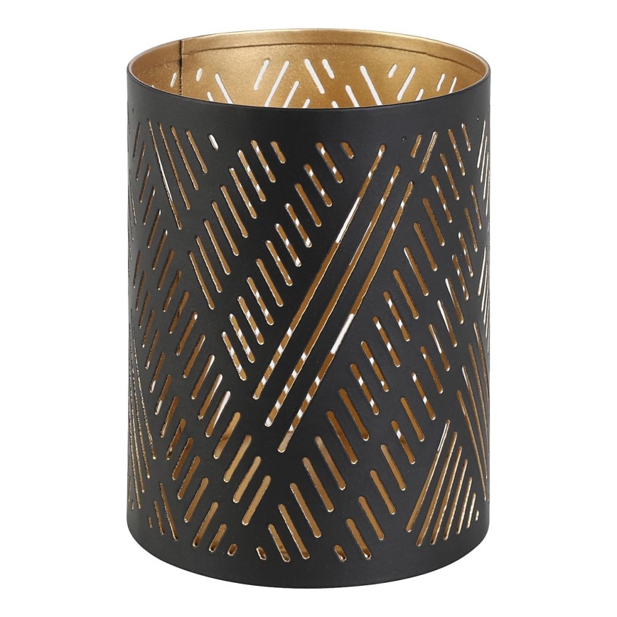 Eglo - Kerzenleuchter 10x7,5 cm schwarz/golden