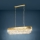Eglo - Kristallkronleuchter an Kette 13xE14/40W/230V gold