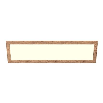 Eglo - LED-Anbaupanel SALOBRENA-RW WOOD LED/34W/230V 2700/4000K 124x34 cm braun