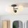 Eglo - LED-Aufputz-Deckenleuchte für Badezimmer 4xG9/4,2W/230V IP44 schwarz