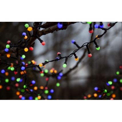 Eglo 472-53 - LED-Außen-Weihnachtslichterkette BERRY MINI, 700 LEDs, 8 Funktionen, 19 m, mehrfarbig, IP44