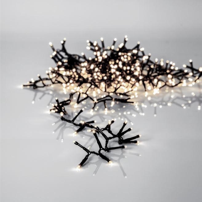 Eglo - LED Außen-Weihnachtskette ICE 120xLED 25m IP44 warmweiß