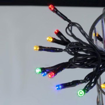 Eglo - LED-Außen-Weihnachtslichterkette, 160 LEDs, 26 m, IP44, mehrfarbig