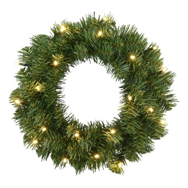 Eglo - LED Außenbereich Weihnachtskranz mit einem Sensor 20xLED/0,064W/3xAA IP44
