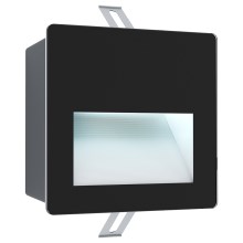 Eglo - LED-Außeneinbauleuchte LED/3,7W/230V IP65 schwarz