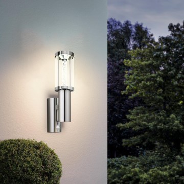 Eglo - LED-Außenleuchte mit Sensor 1xGU10/3W + LED/3,7W IP44