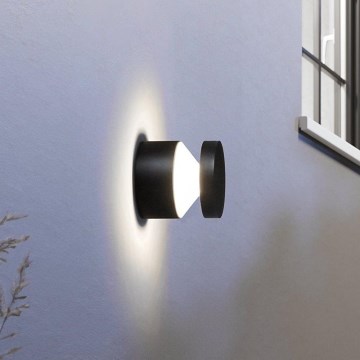 Eglo - LED-Außenwandleuchte LED/11W/230V schwarz IP44