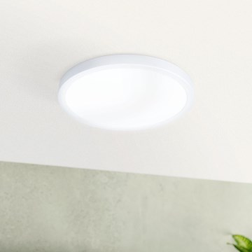 Eglo - LED Badezimmer-Deckenleuchte LED/20,5W/230V IP44 weiß Ø 28,5 cm