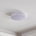 Eglo - LED-Badezimmer-Deckenleuchte mit Bewegungs- und Dämmerungssensor LED/18W/230V Ø 31 cm IP54 weiß