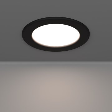 Eglo - LED-Badezimmer-Einbauleuchte LED/6,3W/230V 2700/4000/6500K Ø 11,9 cm IP44 schwarz