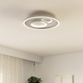 Eglo - LED-Deckenleuchte 1xLED/14W/230V + 1xLED/8,5W d 38 cm weiß
