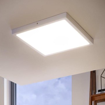 Eglo - LED Deckenleuchte 1xLED/25W/230V weiß quadrat 2500 lm