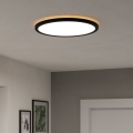 Eglo - LED-Deckenleuchte für Badezimmer LED/18,5W/230V 2700K/4000K/6500K d 38,9 cm IP44 schwarz