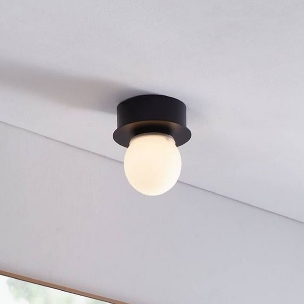 Eglo - LED-Deckenleuchte für Badezimmer LED/3,3W/230V IP44 schwarz