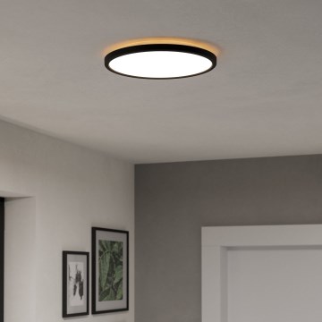 Eglo - LED-Deckenleuchte für den Outdoor-Bereich LED/13,9W/230V 2700/4000/6500K d 30 cm IP44 schwarz