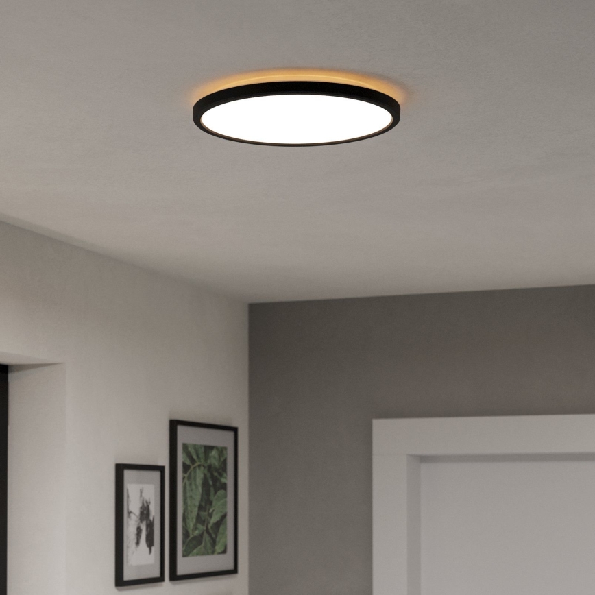 Eglo - LED-Deckenleuchte für den Outdoor-Bereich LED/13,9W/230V 2700/4000/6500K d 30 cm IP44 schwarz