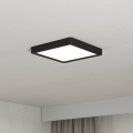 Eglo - LED-Deckenleuchte LED/10,5W/230V 2700/4000/6500K 22x22cm schwarz