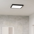 Eglo - LED Deckenleuchte LED/13W/230V 2700/4000/6500K 29x29cm schwarz