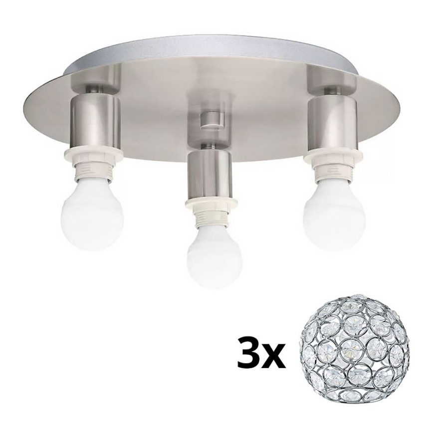 Eglo - LED-Deckenleuchte MY CHOICE 3xE14/4W/230V matt Chrom