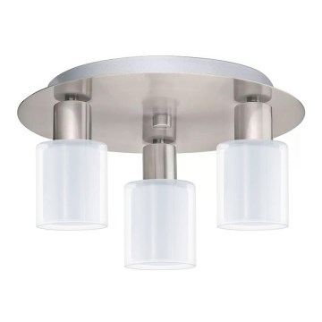 Eglo - LED Deckenleuchte MY CHOICE 3xE14/4W/230V mattchrom/weiß