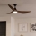 Eglo - LED-Deckenventilator LED/19W/230V 3000/4000/5000K Ø 132 cm braun + Fernbedienung