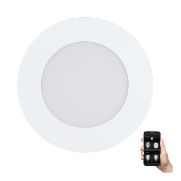Eglo - LED-dimmbare Badezimmerleuchte, 5,4 W, 230 V, Schutzart IP44, ZigBee, Durchmesser 11,7 cm