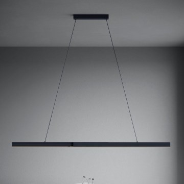 Eglo - LED dimmbare Hängeleuchte an Seil LED/20W/230V 3000K schwarz