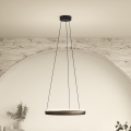 Eglo - LED-dimmbare Pendelleuchte mit Seilabhängung und Bewegungsmelder 2xLED/25W/230V 2200-6500K Ø 80 cm braun
