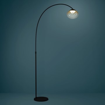 Eglo - LED-dimmbare Stehleuchte LED/5,8W/230V 2200-6500K beige/rauchfarben + Fernbedienung