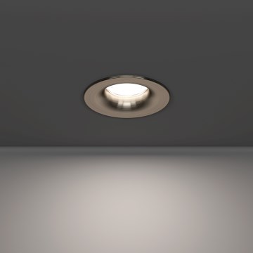 Eglo - LED-Einbauleuchte für Badezimmer LED/4,9W/230V 2700/4000/6500K Ø 8,8 cm IP65 mattchrom