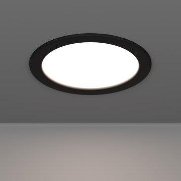 Eglo - LED-Einbauleuchte LED/10,5W/230V 2700/4000/6500K Ø 16,8 cm schwarz