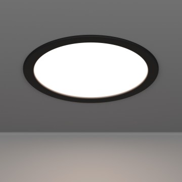 Eglo - LED-Einbauleuchte LED/18,5W/230V 2700/4000/6500K Ø 21,6 cm schwarz