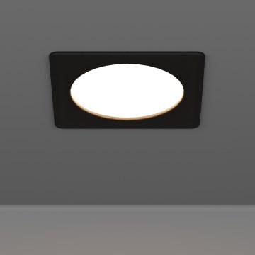 Eglo - LED Einbauleuchte LED/6,3W/230V 2700/4000/6500K 11,9x11,9 cm schwarz