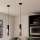 Eglo - LED-Hängeleuchte 1xGU10/4,5W/230V 3000K schwarz/braun