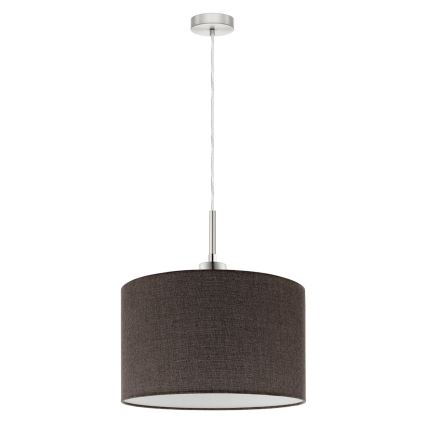 Eglo - LED-Hängeleuchte TUNJA 1xE27/60W/230V braun