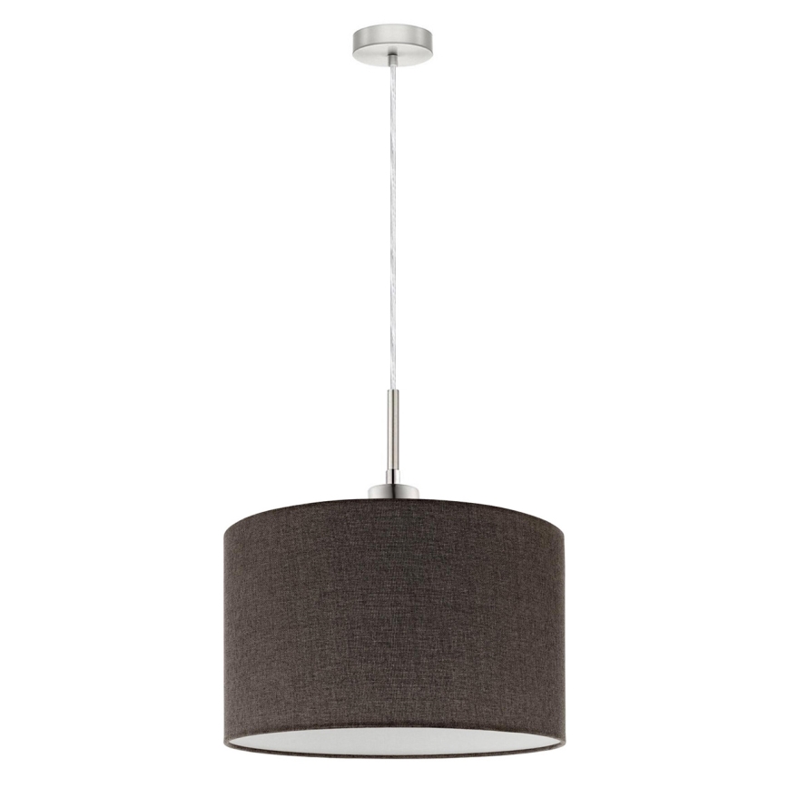 Eglo - LED-Hängeleuchte TUNJA 1xE27/60W/230V braun