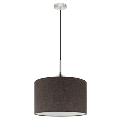 Eglo - LED-Hängeleuchte TUNJA 1xE27/60W/230V braun