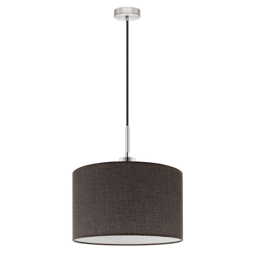 Eglo - LED-Hängeleuchte TUNJA 1xE27/60W/230V braun