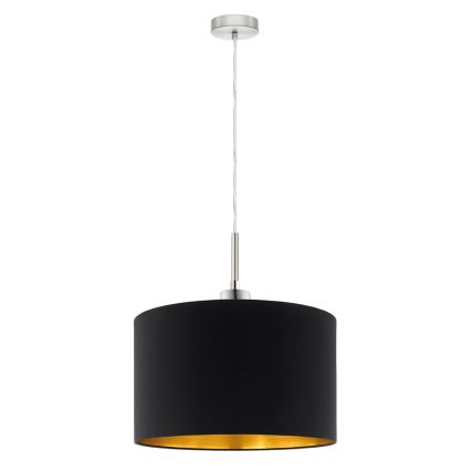 Eglo - LED-Hängeleuchte TUNJA 1xE27/60W/230V schwarz