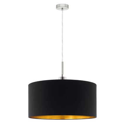Eglo - LED-Hängeleuchte TUNJA 1xE27/60W/230V schwarz