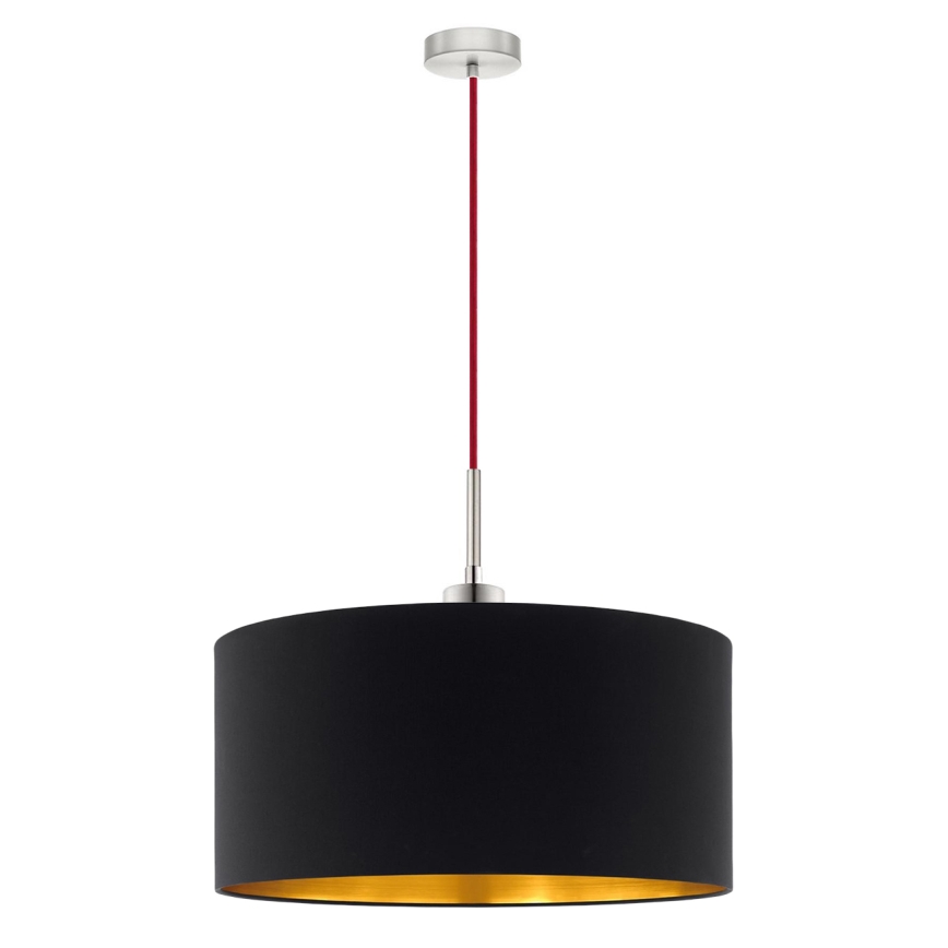 Eglo - LED-Hängeleuchte TUNJA 1xE27/60W/230V schwarz