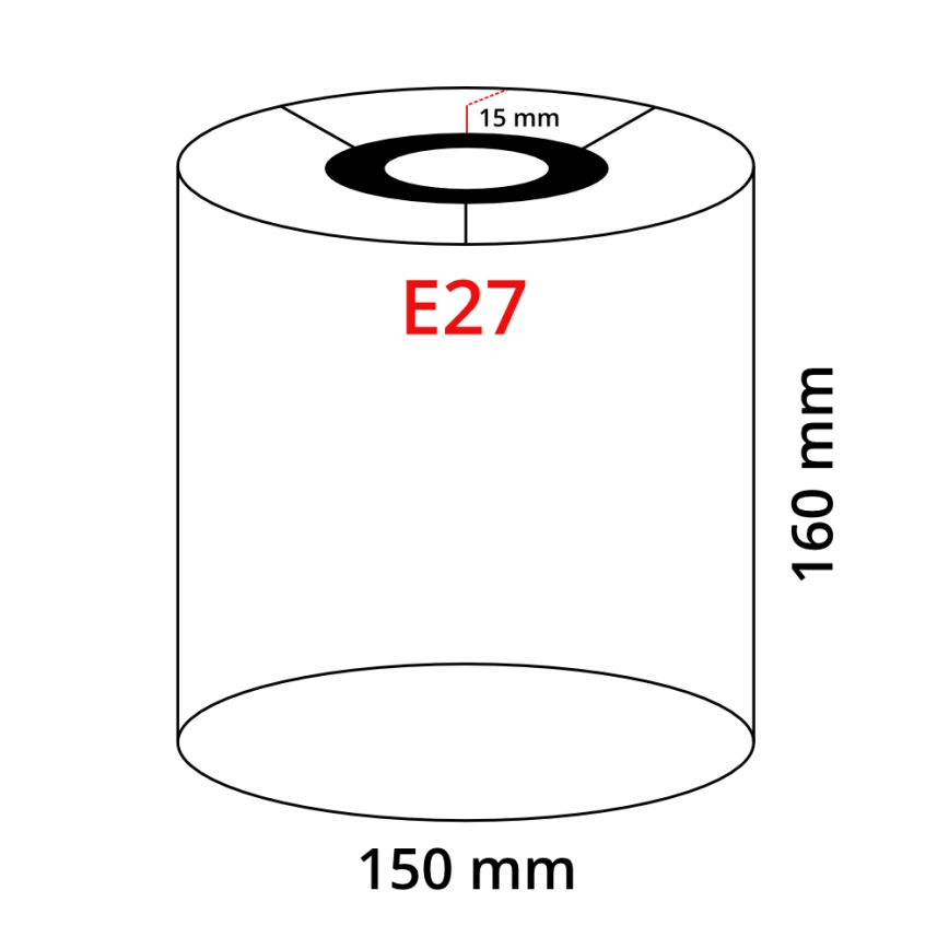Eglo - LED-Kabelpendelleuchte TUNJA 1xE27/60W/230V creme