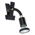 Eglo - LED-Klemmleuchte 1x GU10/4,5 W/230 V schwarz