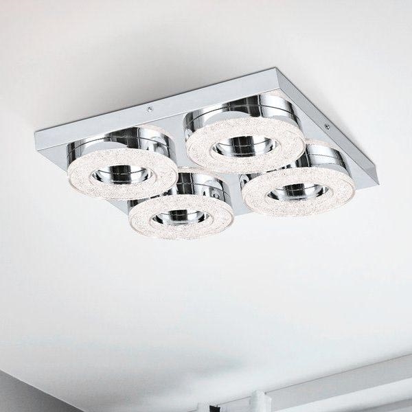 Eglo - LED Kristall Deckenleuchte 4xLED/4W/230V