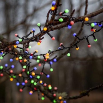 Eglo -LED Outdoor-Weihnachtskette 700xLED/8 Funktionen 14m multicolor IP44