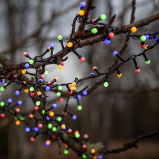 Eglo -LED Outdoor-Weihnachtskette 700xLED/8 Funktionen 14m multicolor IP44