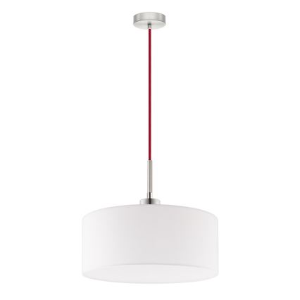 Eglo - LED-Pendelleuchte TUNJA mit Kabelaufhängung, 1xE27/60W/230V, weiß